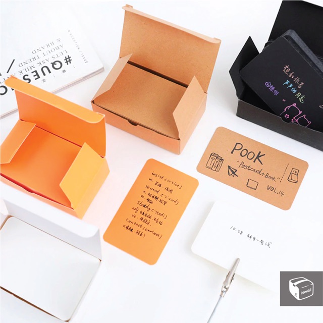 [Ready Stock] 100pcs Basic & Color Message Card / Memo Card / Name Card ...