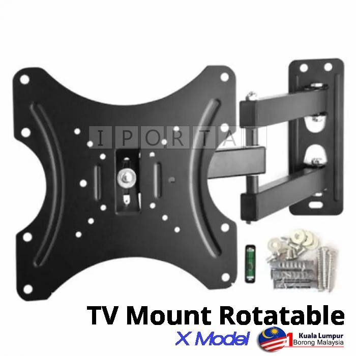 TV Holder WALL MOUNT X Adjustable for LCD LED 14 42 inch Sizse