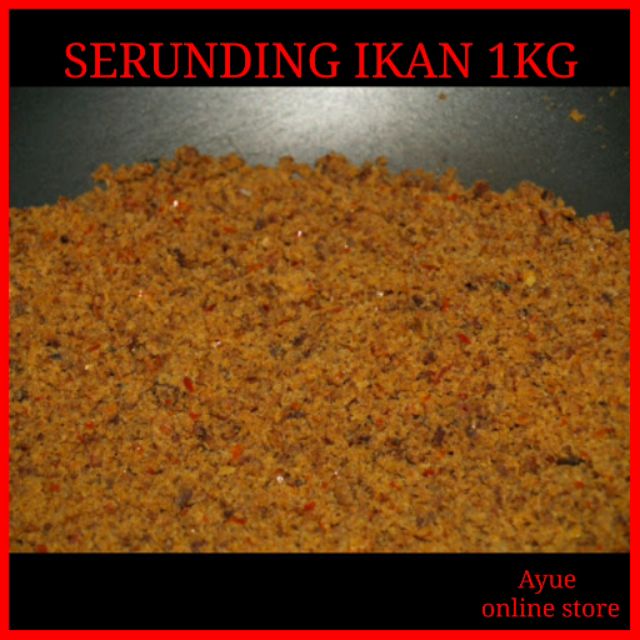 1kg🔥 Serunding Ikan 💯 Original Kg Laut Kelantan Shopee Malaysia