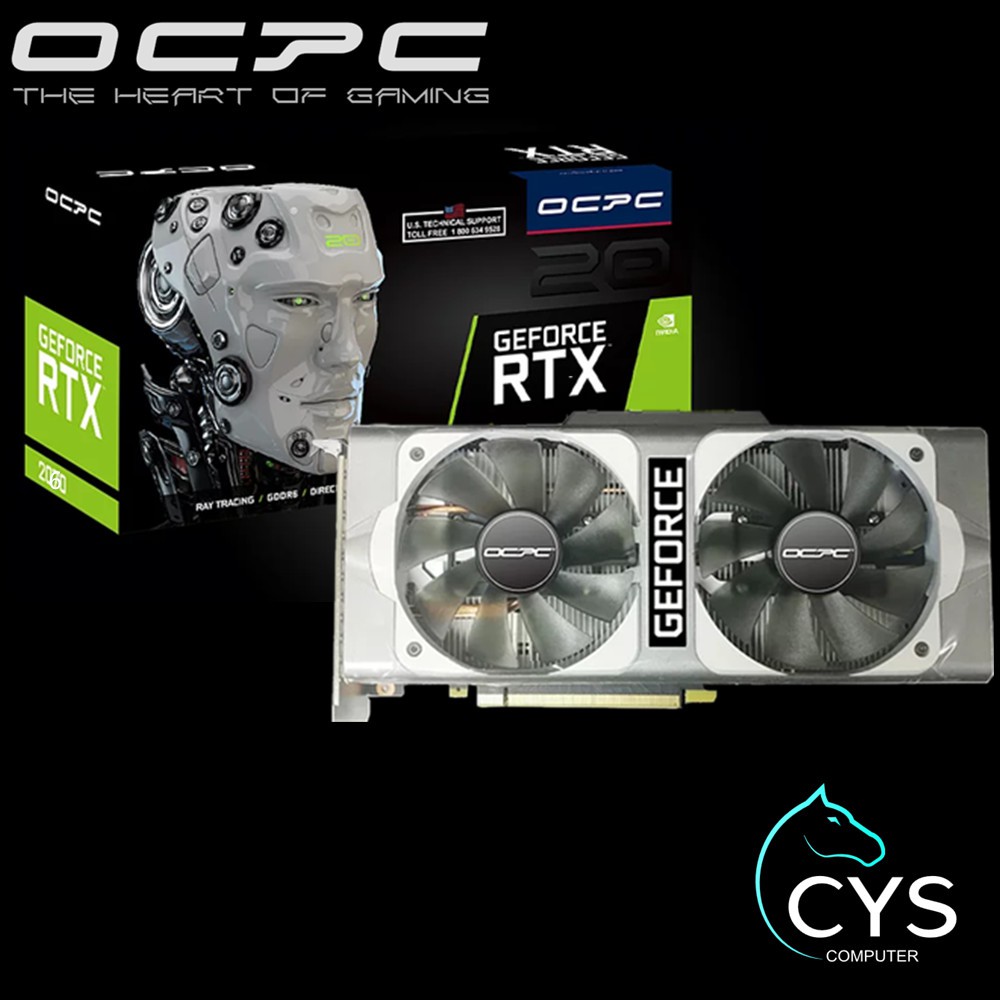 OCPC GEFORCE RTX 2060 6GB DDR6 192BIT GRAPHIC CARD Shopee Malaysia