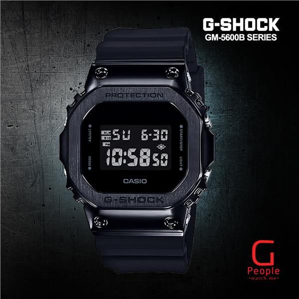 Casio G-Shock GM5600B-1 50mm in Resin - US