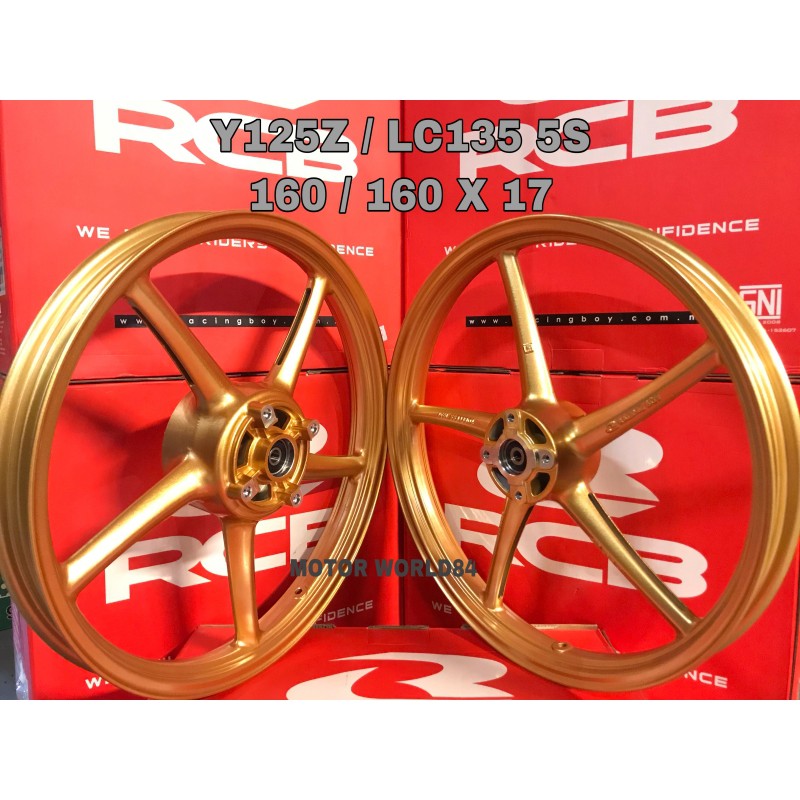 SPORT RIM RCB SP 522 Y125Z / LC135 5S SP522 RACING BOY FRONT 160 / 160 ...