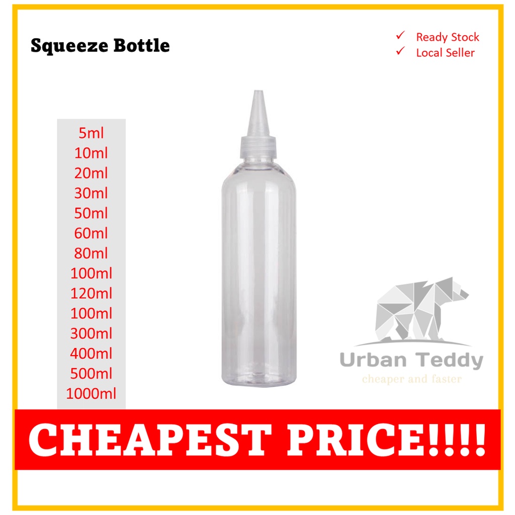 Package Refillable Squeeze Bottle AntiLeak (In Set) Shopee Malaysia