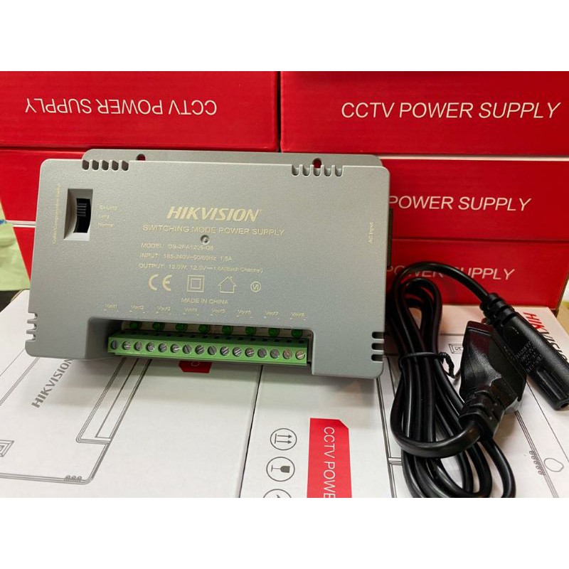 Original HiKVISION DC12V Power supply For 8 Cameras Shopee Malaysia