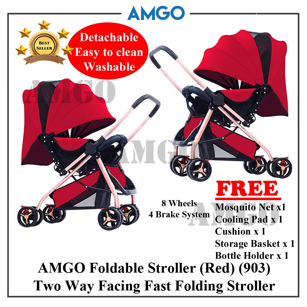 Baby stroller 2024 cooling system