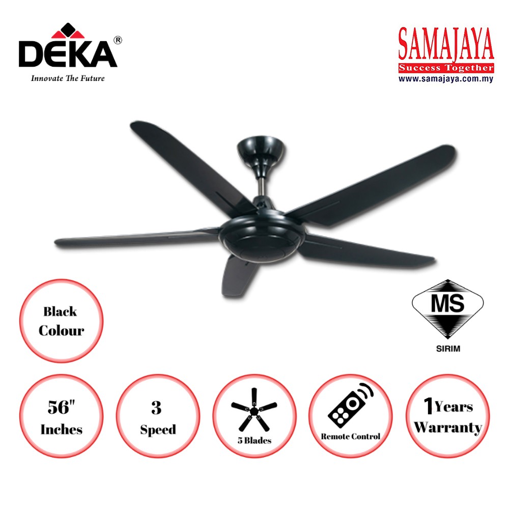 Deka Kronos Ceiling Fan XR5 56 Inch Ceiling Fan With Remote Control