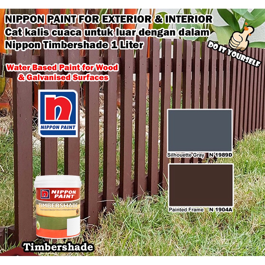 Nippon Timbershade For Exterior&Interior 1L Painted Frame N1904A ...