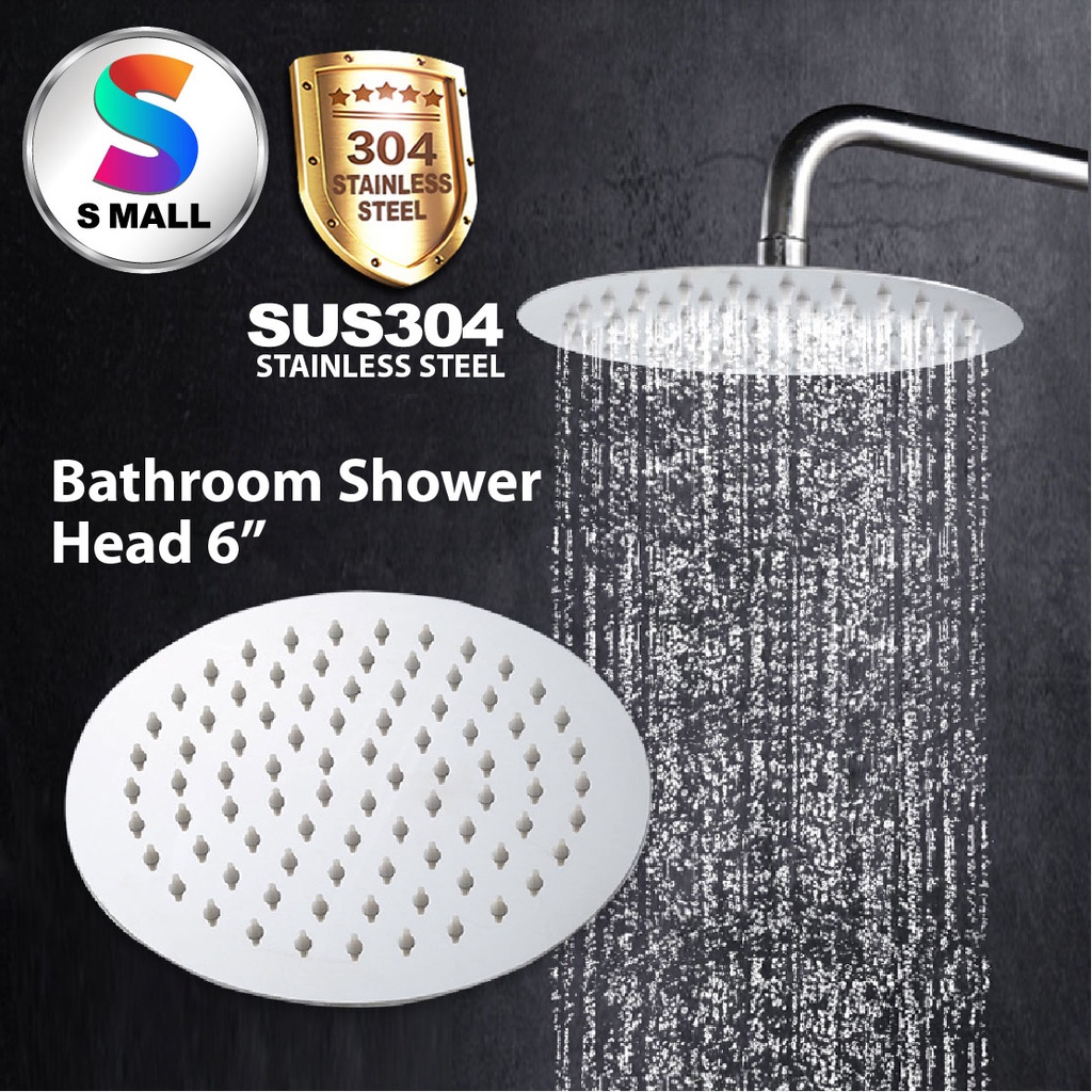 Rain Shower Head With Extension Arm, NearMoon Round Shower Heads, Large