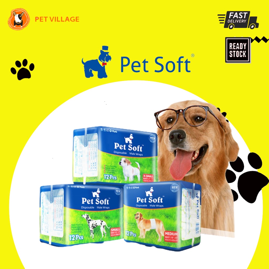 Pet soft clearance disposable male wraps