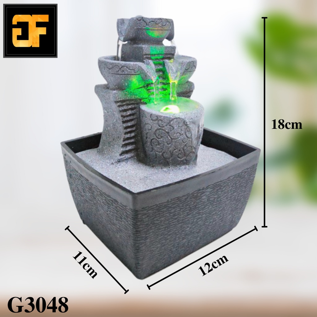 Tabletop Fountain, Feng Shui Indoor Water Fountain for Home Office