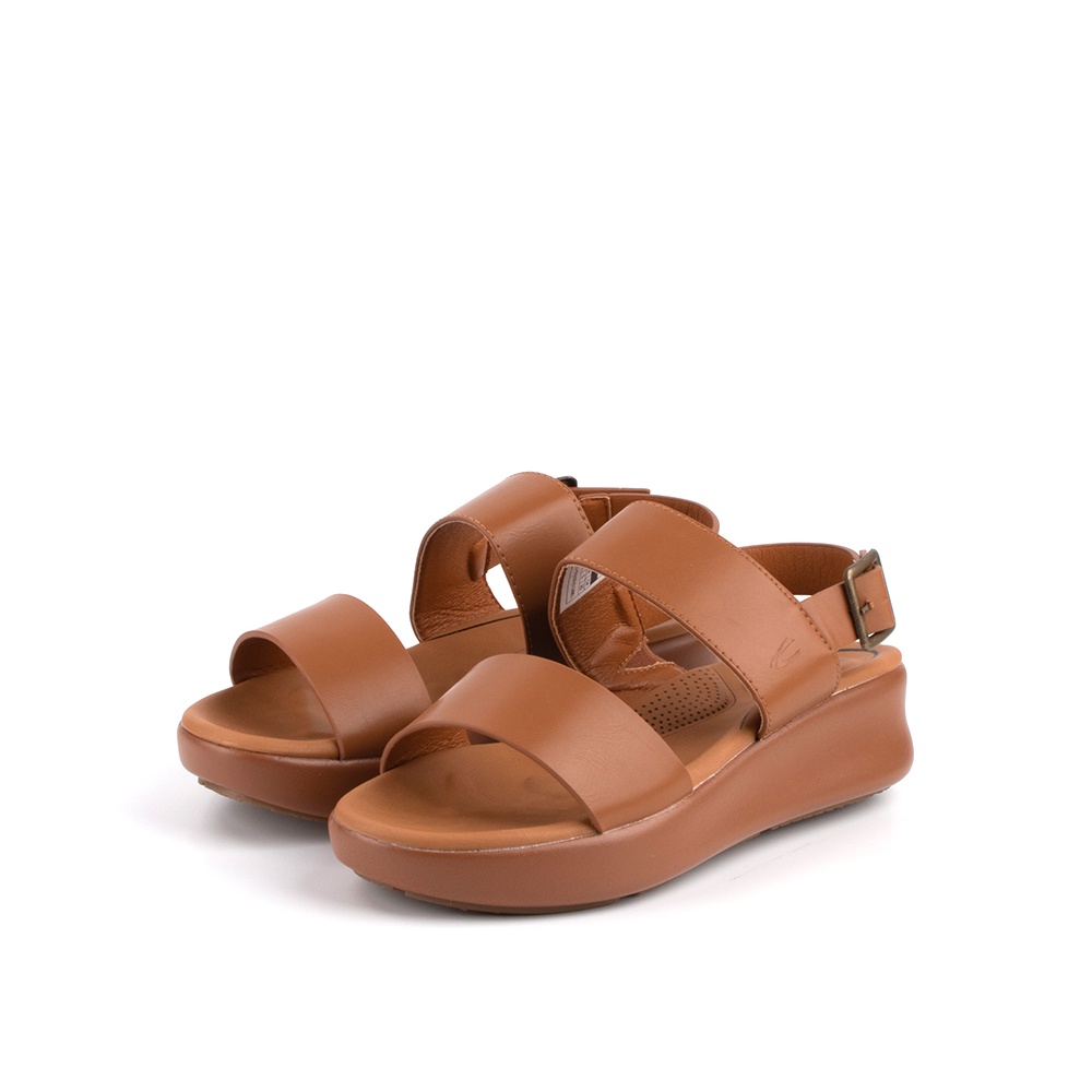 camel active Women Camel Two Strap Ankle Sandals (782103-YR01SV-83)