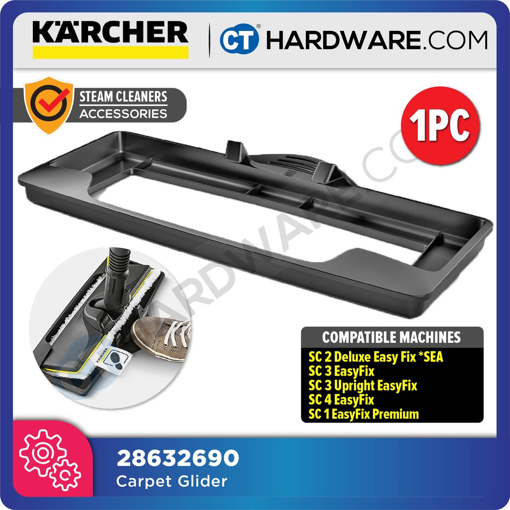  Kärcher - Carpet Glider - For Karcher SC 3 Steam Cleaners -  Floor Nozzle - For Carpet Cleaning