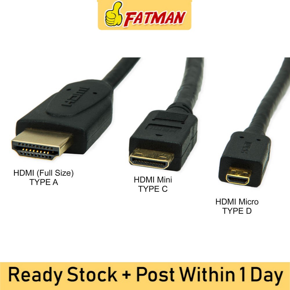 Mini HDMI to HDMI / Micro HDMI to HDMI / Mini HDMI Cable / Micro