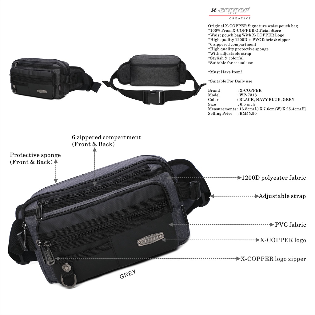 Waist pouch bag malaysia discount