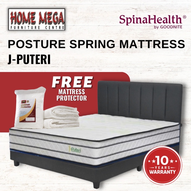 Goodnite Spinahealth J-Puteri Posture Spring Mattress with Plus Top ...