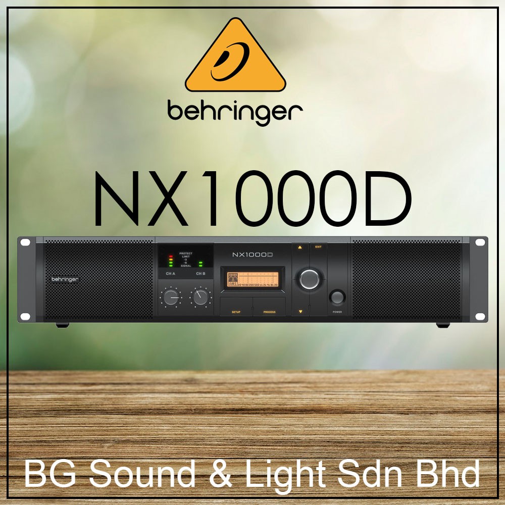 [SHIP OUT EVERYDAY]Behringer NX1000D UltraLightweight ClassD Power