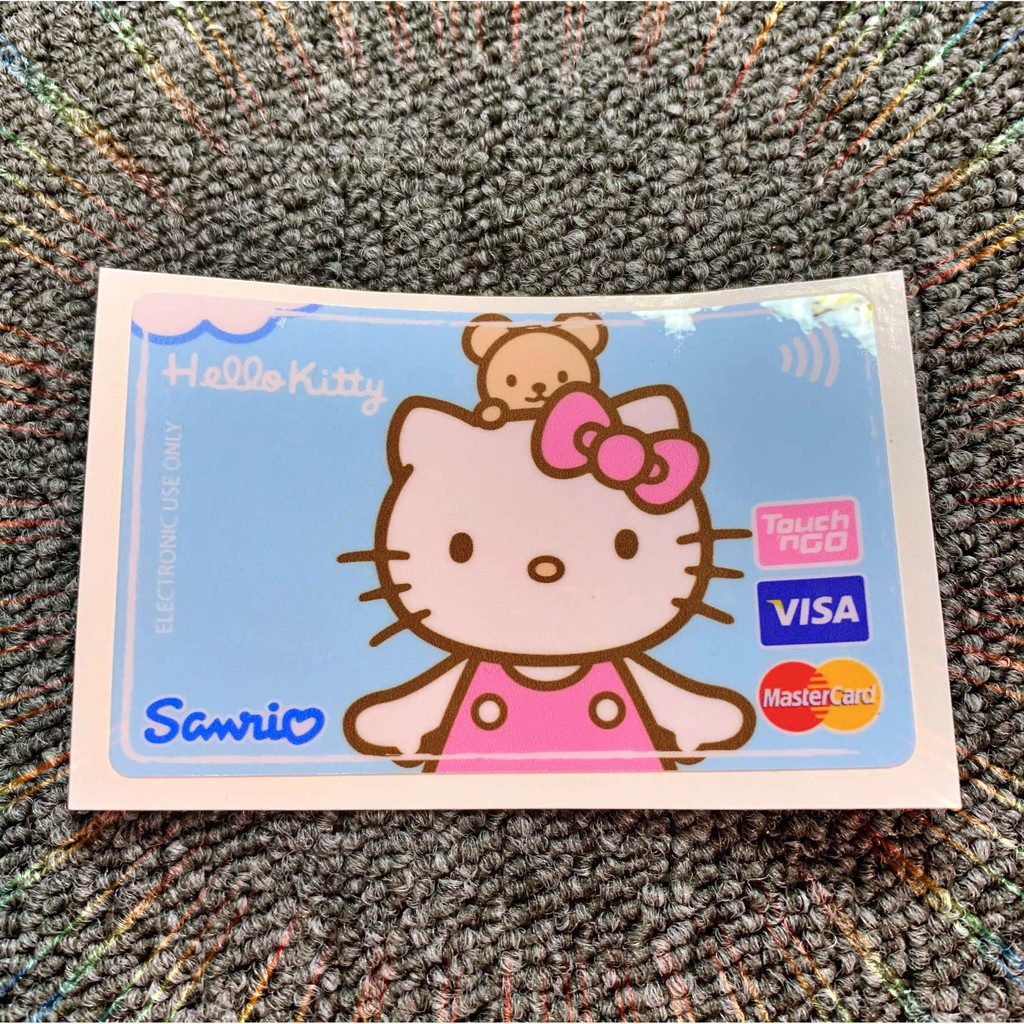 Doraemon Hello Kitty Shin Chan Keroppi Sticker Card (Sticker cover for ...