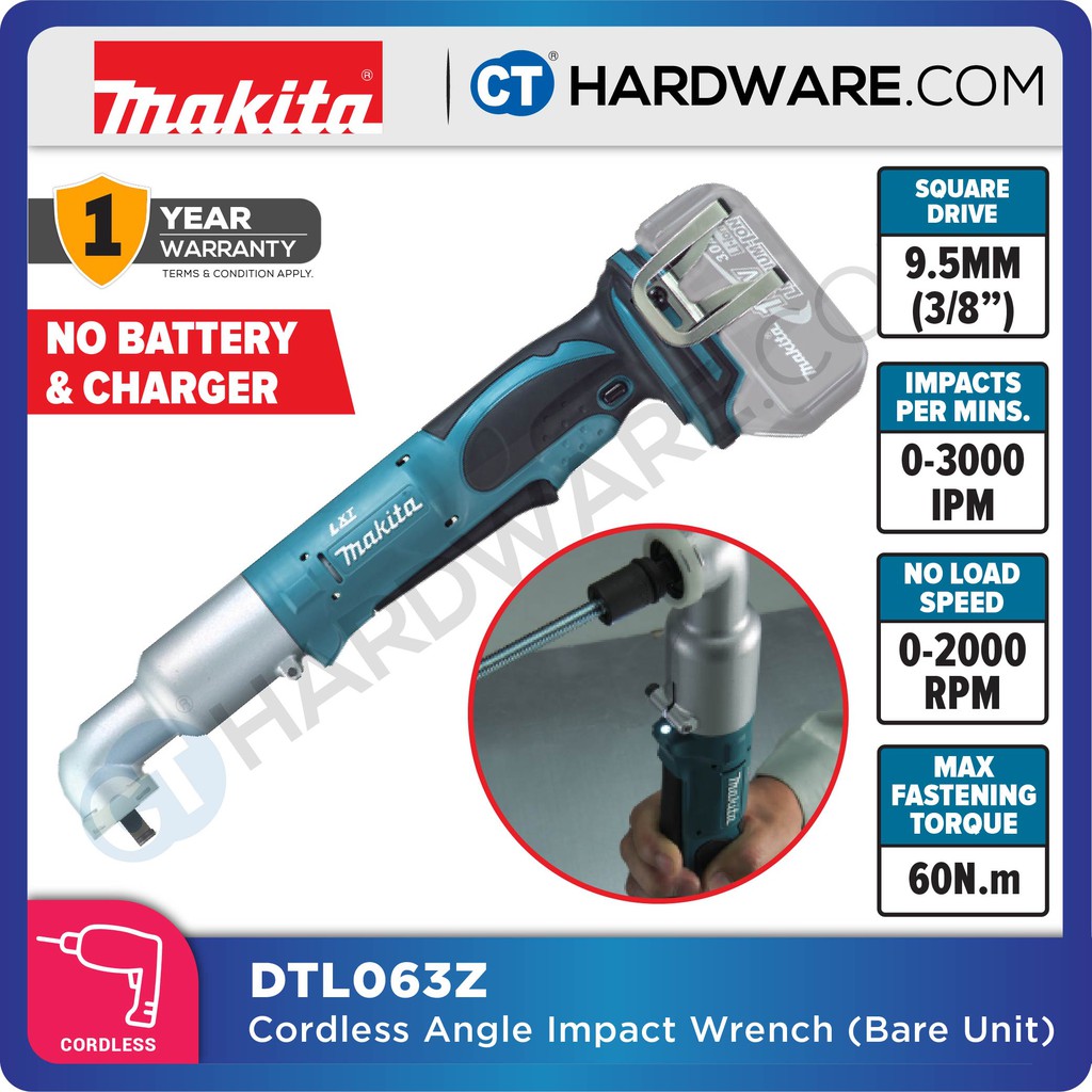 Makita 18v angle online impact wrench