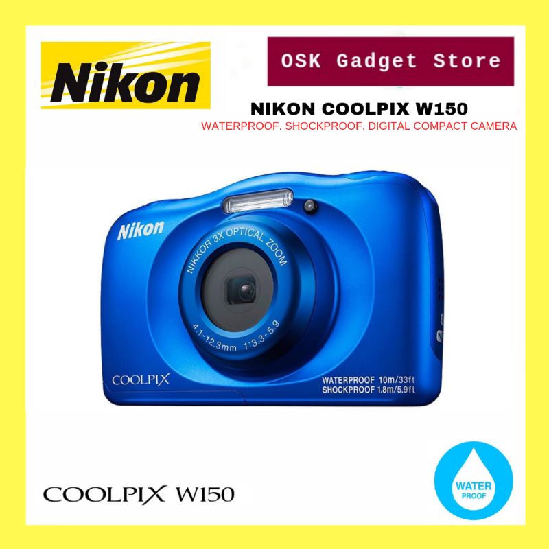 nikon waterproof shockproof camera