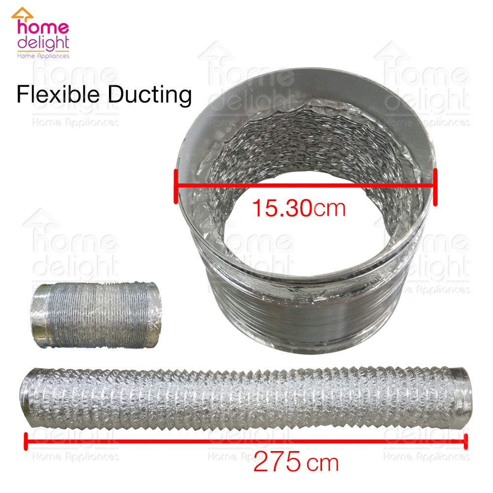 Midea Ducting Hose 7.5 Inch / Flexible Ducting Hose for Cooker Hood