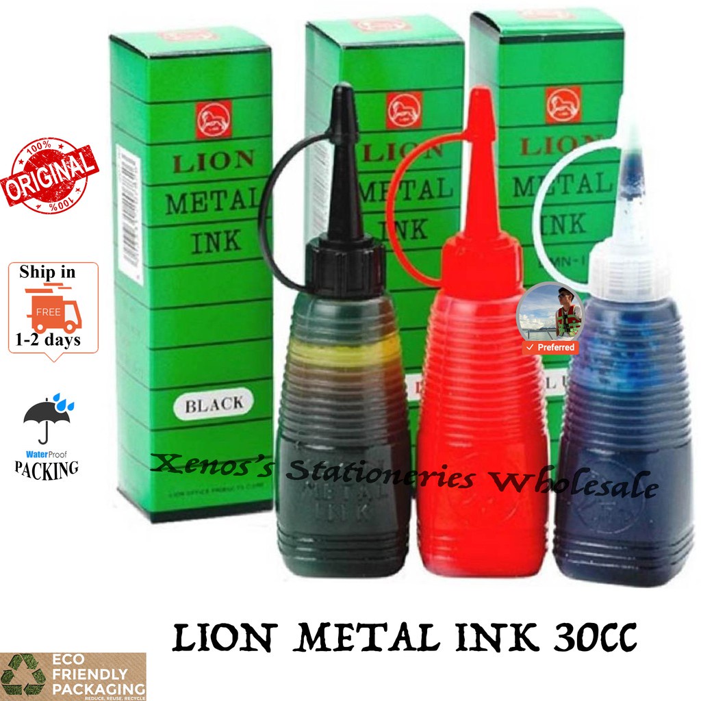 LION METAL INK 30CC (JAPAN) (READY STOCK / 100 ORIGINAL) Shopee Malaysia