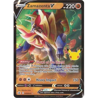 Zamazenta V / 018/025 / Ultra Rare / Celebrations Pokemon Trading Card Game  PTCG | Shopee Malaysia