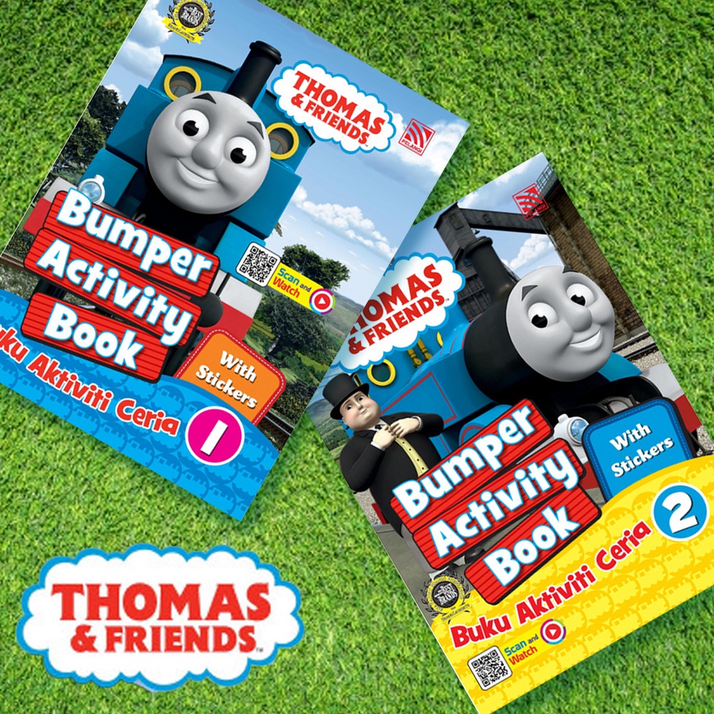 Thomas and Friends Bumper Activity Book with stickers | Shopee Malaysia