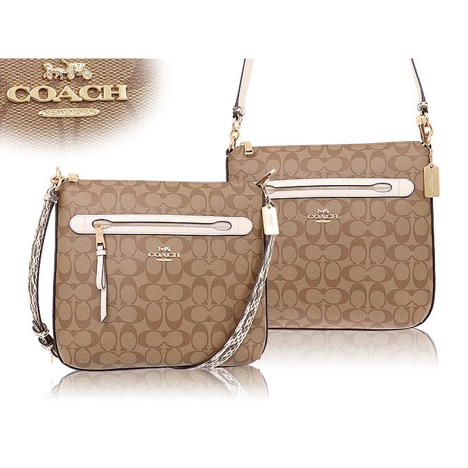 ORIGINAL COACH MAE FILE CROSSBODY IN SIGNATURE CANVAS F77693 Shopee