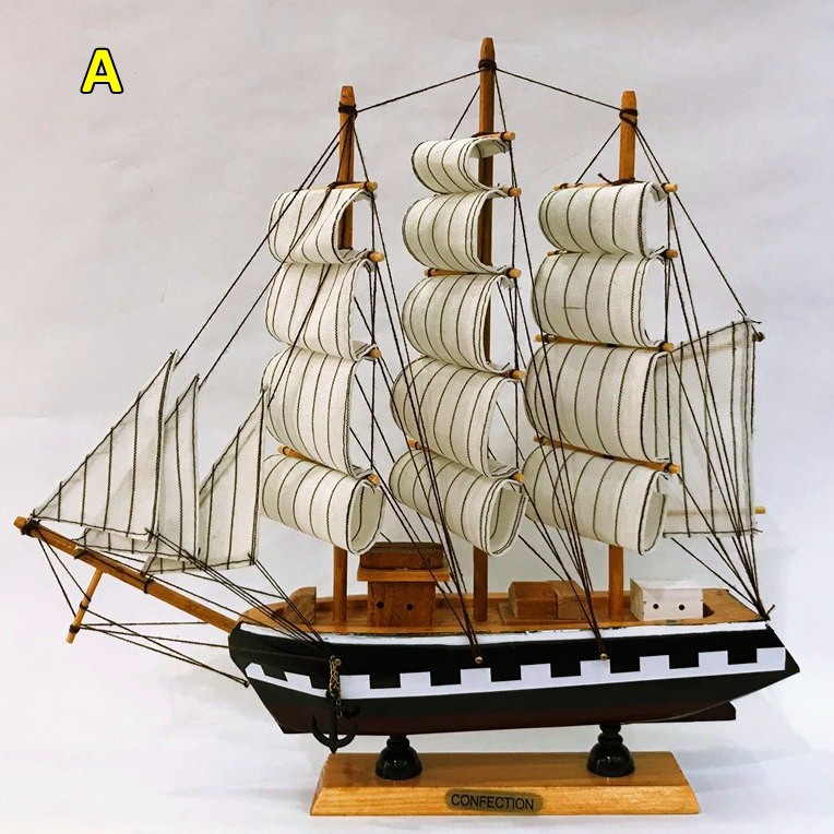 FENG SHUI WOODEN SHIP MODEL (35CM) | Shopee Malaysia
