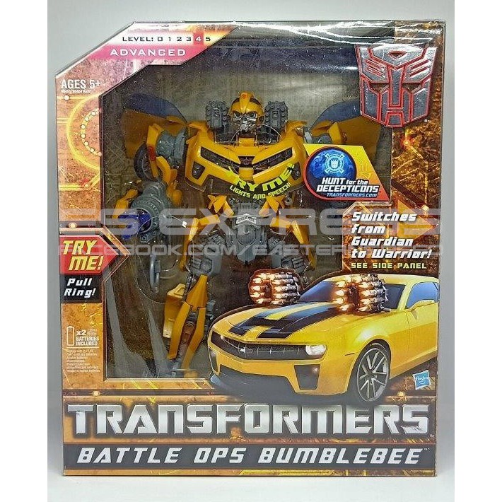 HASBRO TFS TRANSFORMERS MOVIE [BATTLE OPS BUMBLEBEE] LEADER CLASS ...