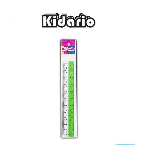 Kidario Colour Plastic Straight Ruler 15cm & 30cm | Shopee Malaysia