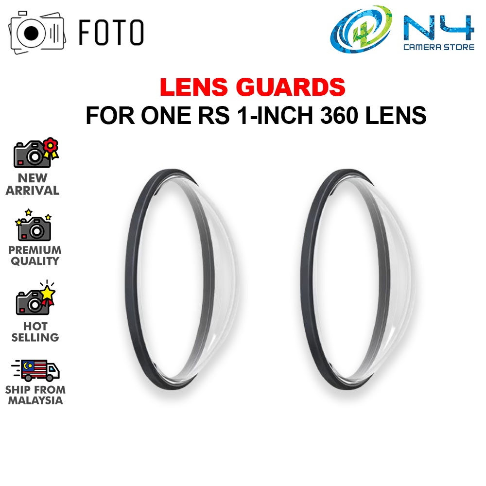 FOTO Lens Guards For Insta360 RS 1-Inch 360 Sport Camera Accessories ...