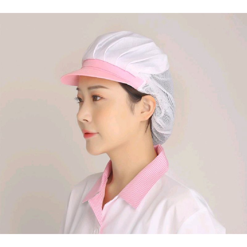 CHEF Hygiene Catering Canteen Hair Work Hats Topi Tutup Rambut Kitchen ...