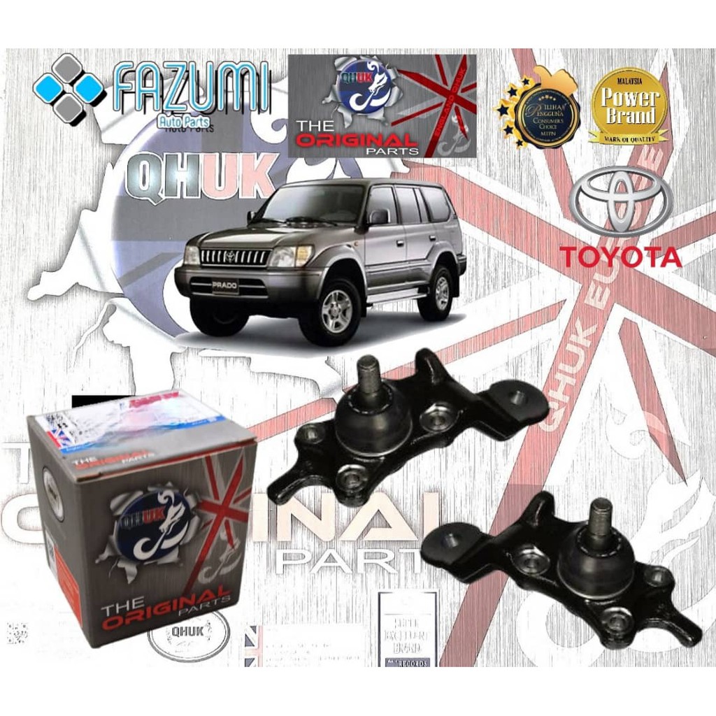 Genuine Toyota Upper Ball Joints For Prado 90 Series (LJ, KZJ, KDJ) – 4331039016 – Set Of 2 Front Control Arm