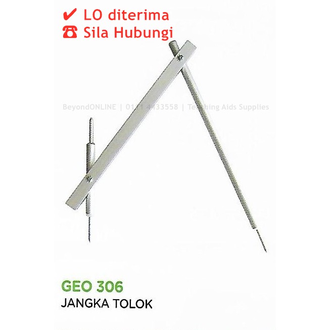 GEO306 Jangka Tolok Durable for school use | Shopee Malaysia