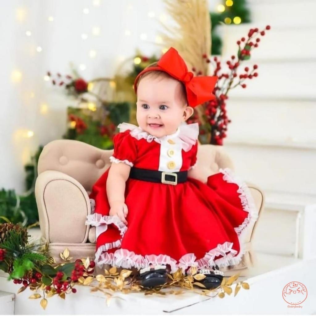 Beautiful baby hot sale christmas dresses