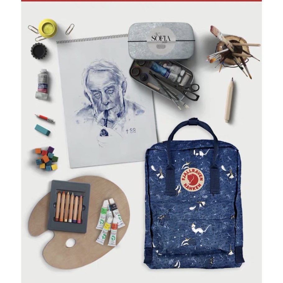 Fjallraven kanken art blue fable best sale