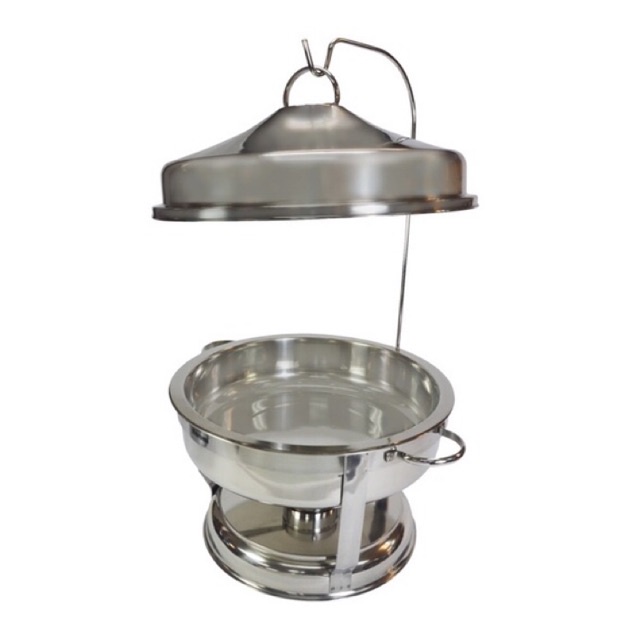 Stainless Steel Bell Lid Chafing Dish Buffet Set Food Warmer Dome