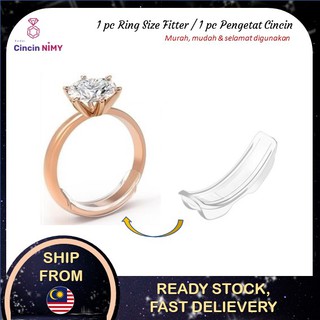 Ring Size Adjust for Loose Rings Invisible Transparent Ring Adjusting Rubber  Sticker Ring Size Reducer Jewelry