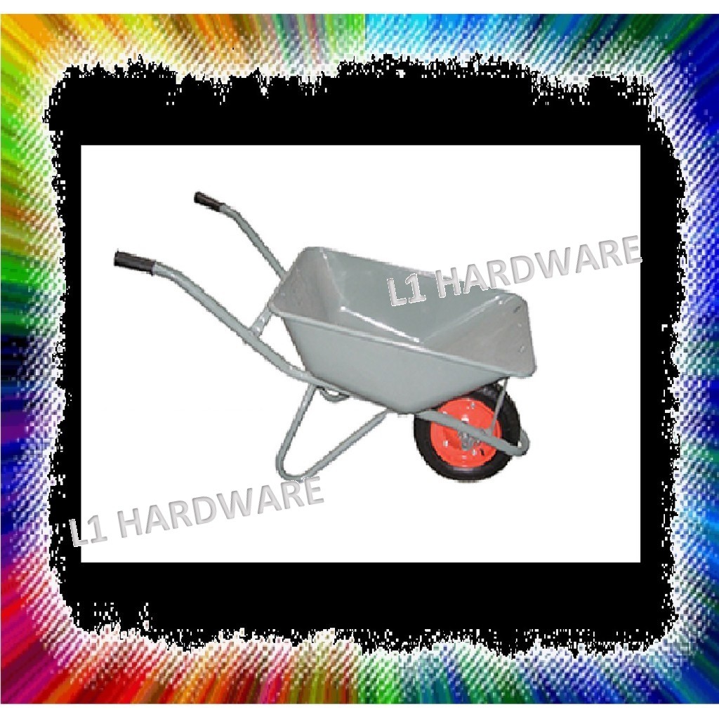 High Quality Kereta Sorong Dalam Deep Type Wheelbarrow Cart Wheel Barrow Kereta Sorong Tolak 4939