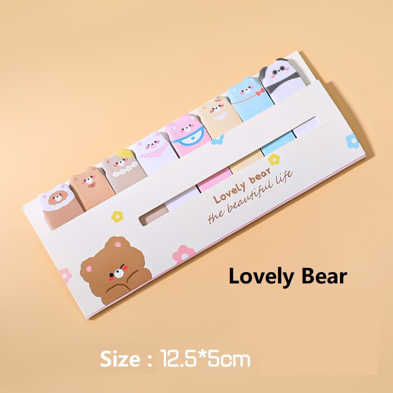 Animal Sticky Notes Cute Cartoon Memo Notes Comel Korean Creative ...