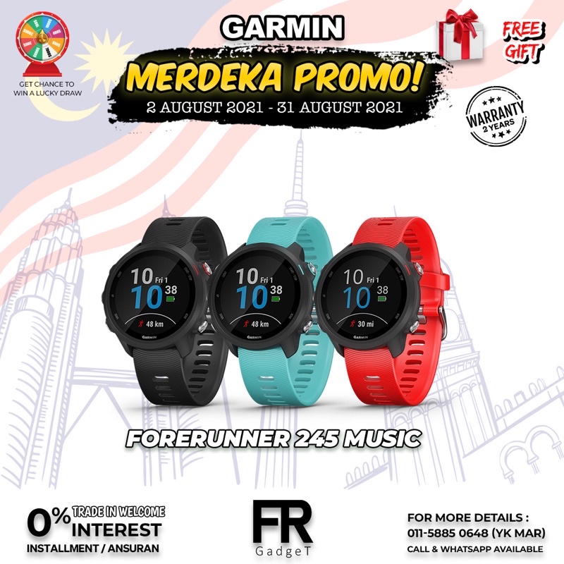 Forerunner best sale 245 whatsapp