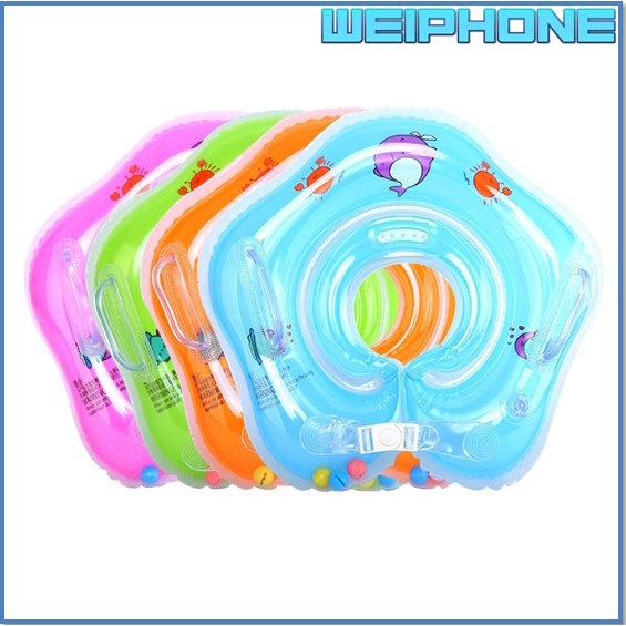 Colorful Baby Safety Toddler Swimming Neck Ring Floater PVC Inflatable ...