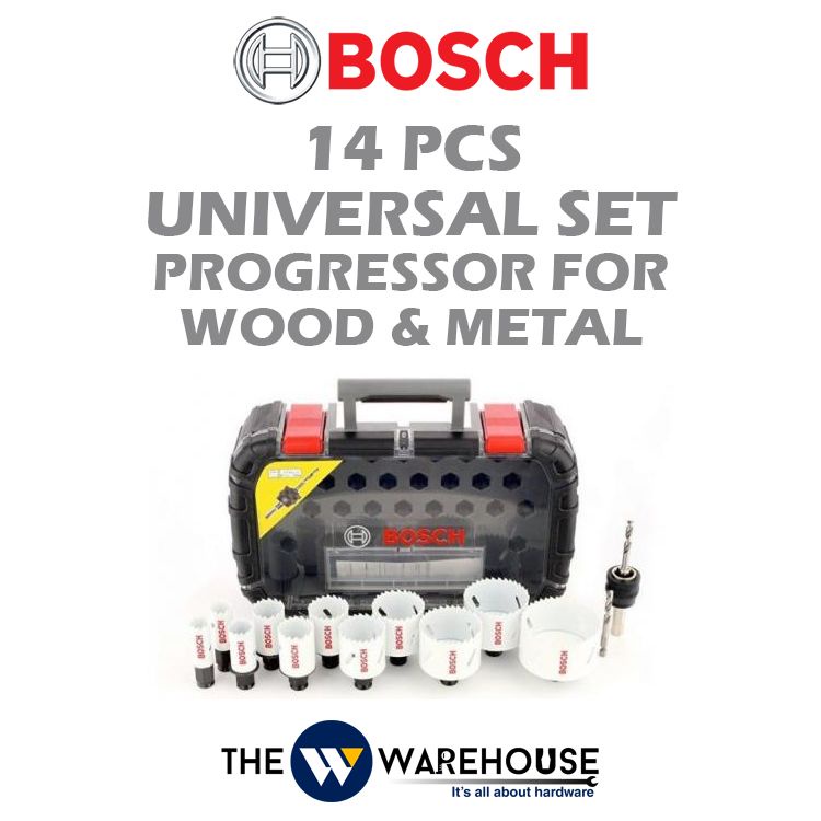 Bosch progressor holesaw set deals 14 pieces