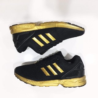 Adidas zx clearance flux damskie gold