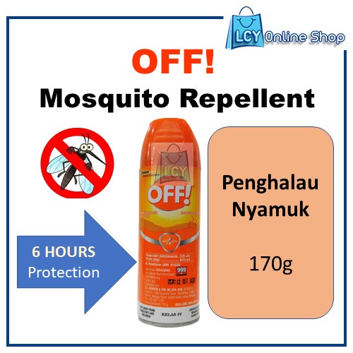 OFF! off Mosquito Repellent Aerosol Penghalau Nyamuk 170g [6-Hour ...