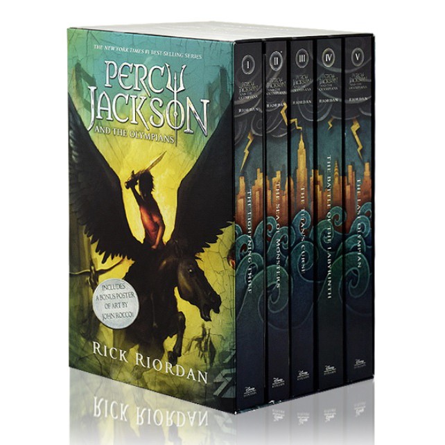 [5 Books] Percy Jackson and the Olympians book set | Shopee Malaysia