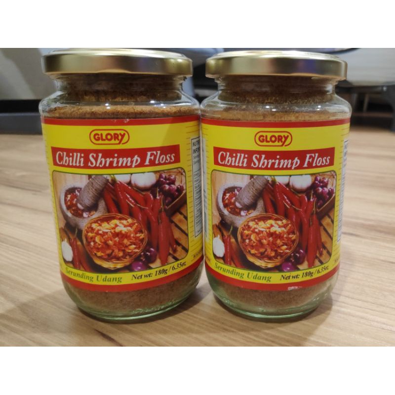 [SALE!] Glory Chilli Shrimp Floss Serunding Udang Cili HALAL (Bubble ...