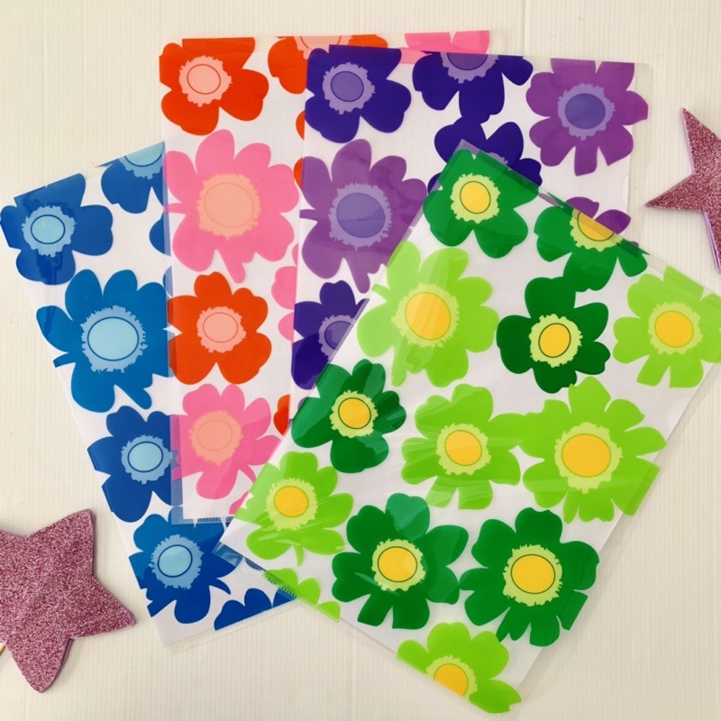 E310 A4 Colour Holder File (L Shape) /L shape file/flower file/children ...