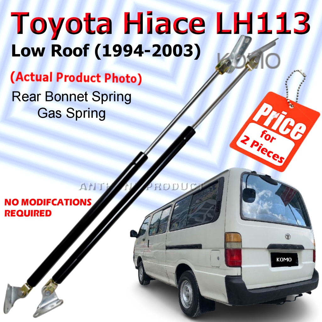 Toyota Hiace LH112 / LH113 Low / High Roof Rear Door Damper Gas Spring ...